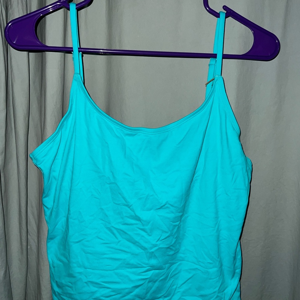 GAP Women's Turquoise Swim Tankini Top